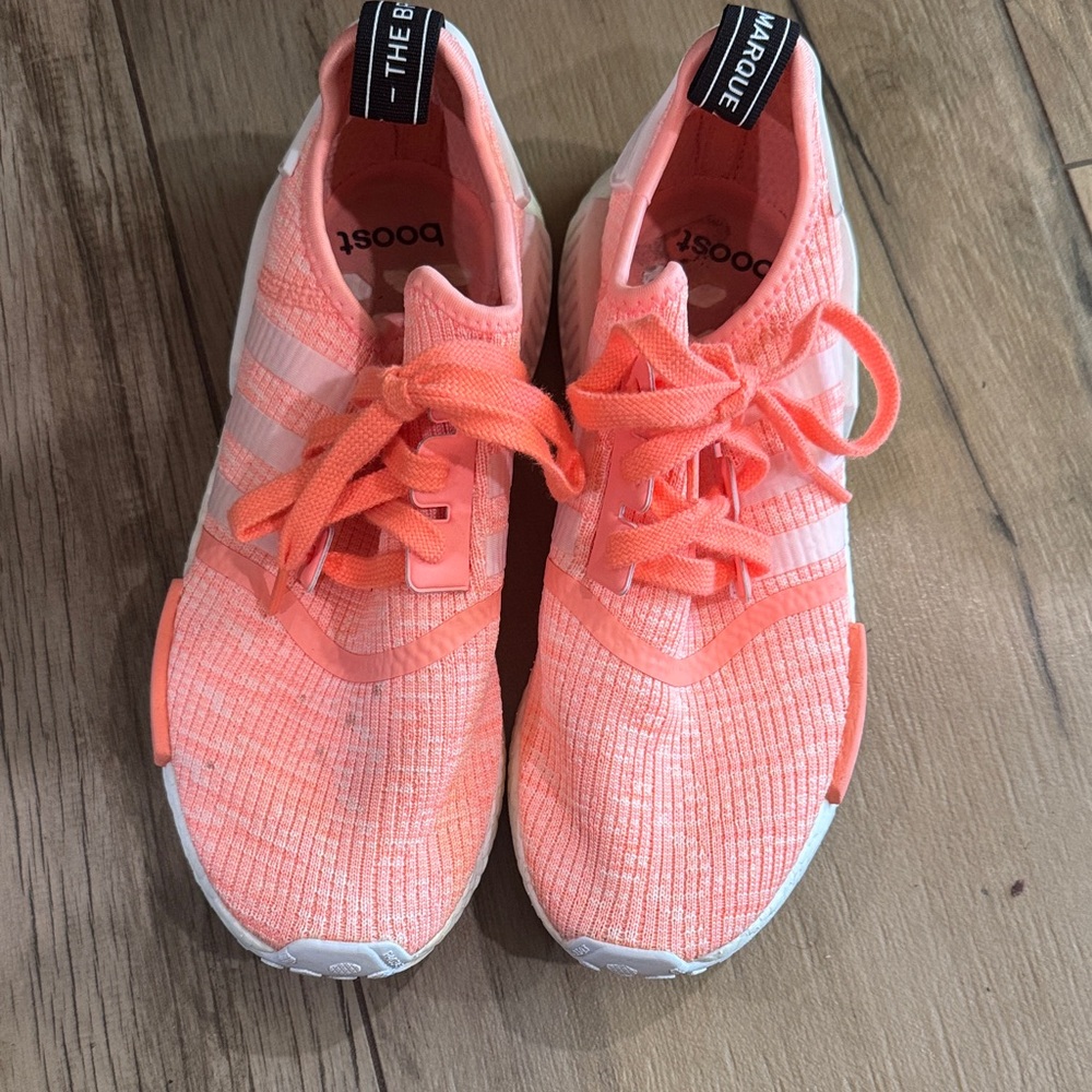 Adidas Neon Pink Athletic Shoes